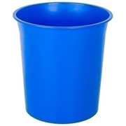 OLEF PAPELERA PLASTICO OPACO 16L AZUL POPAZ